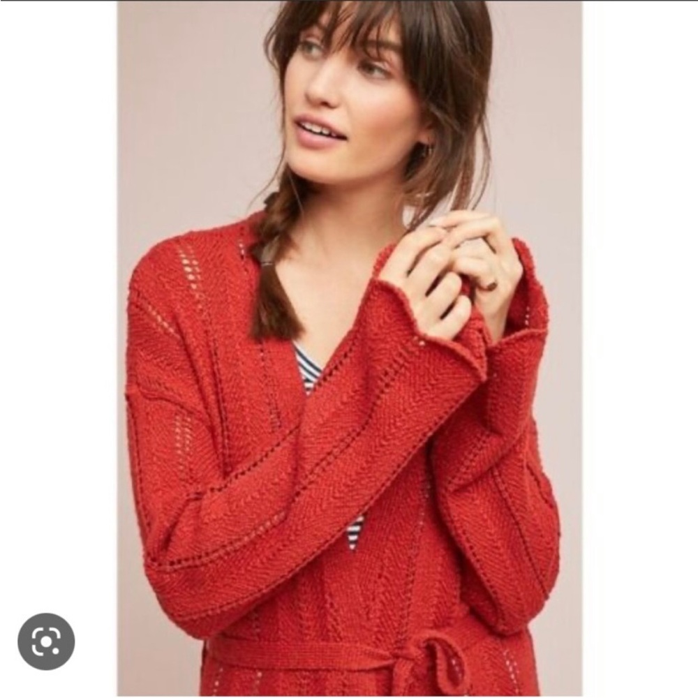 EUC Anthropologie Meadow Rue Tie Cardigan